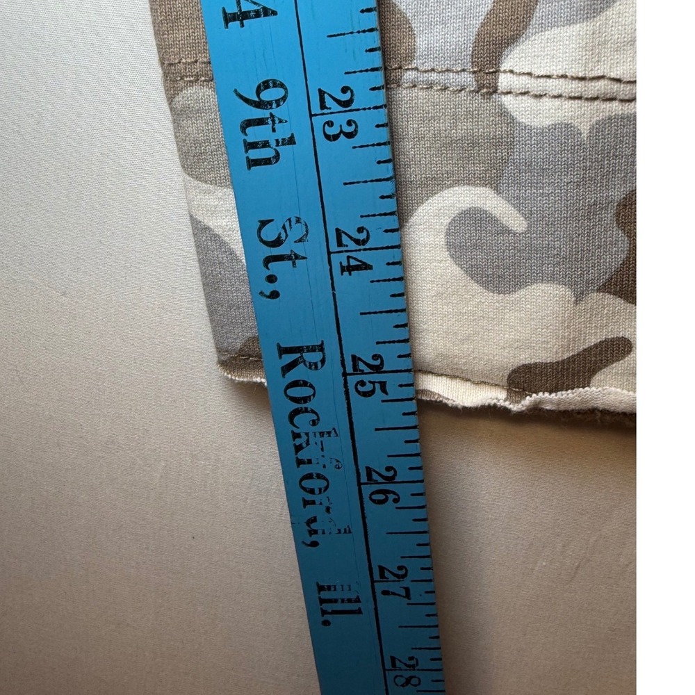 Standard James‎ Perse Camo Joggers Brown Gray Cotton Drawstring Pants Size 1 (S) - Picture 7 of 11